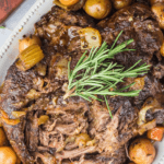 A well-served Sunday pot roast platter