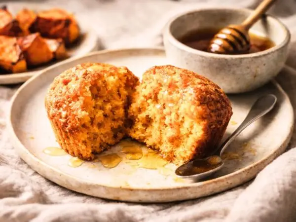 Healthy Gluten-Free Ginger Sweet Potato Muffins